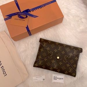 2021 Louis Vuitton Kirigami Large Clutch Pouch Bag
